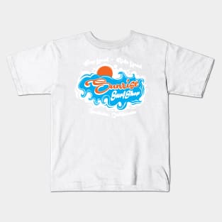 Sunrise Surf Shop, Gualala California Kids T-Shirt